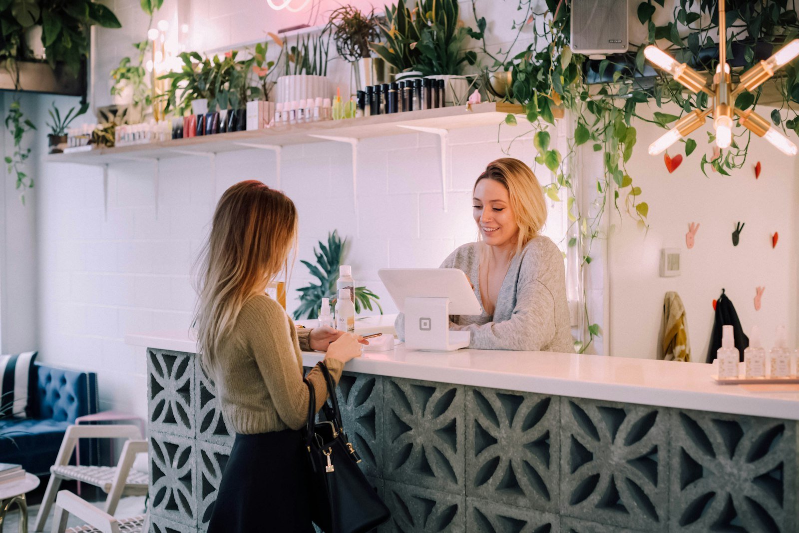Service à la clientèle au comptoir